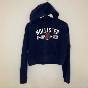 Hollister cropped hoodie size small